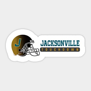 Jacksonville Football Team Sticker